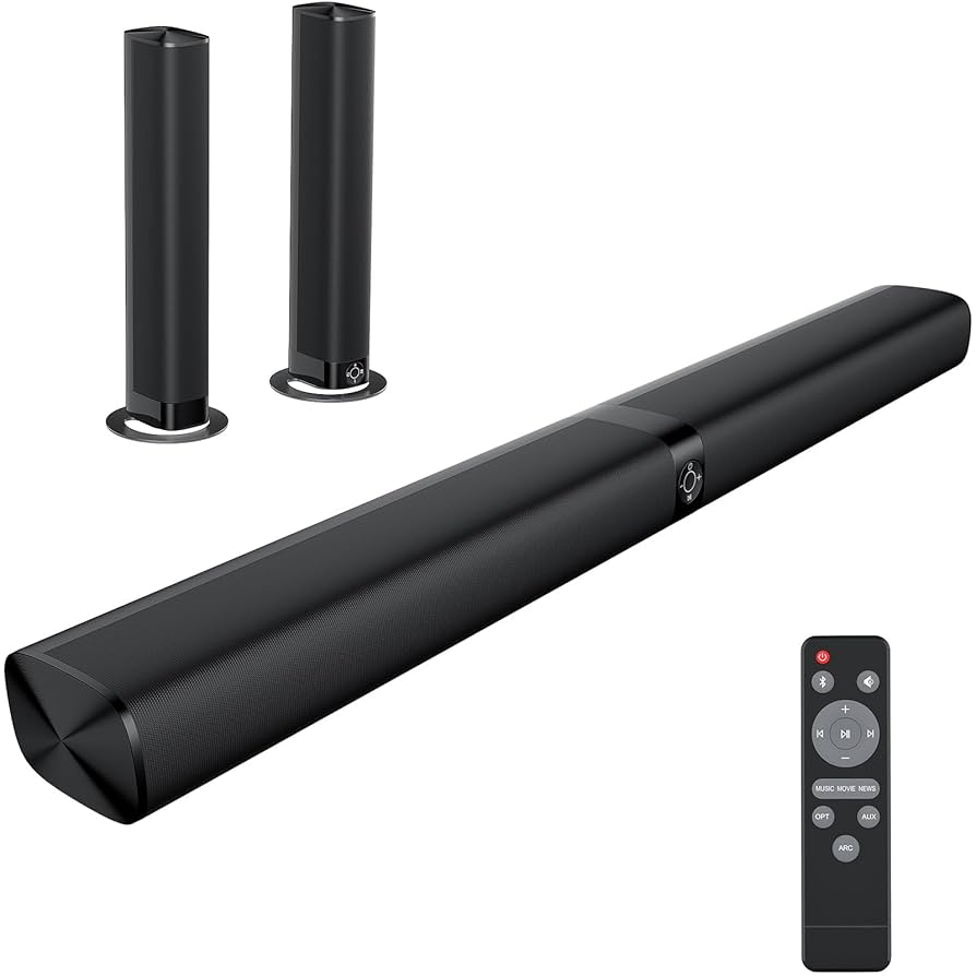 サウンドバー 2 in 1 取り外し可能 テレビ スピーカー サウンドバー Amazon.co.jp: HolyCrab サウンドバー 2 in 1 取り外し可能