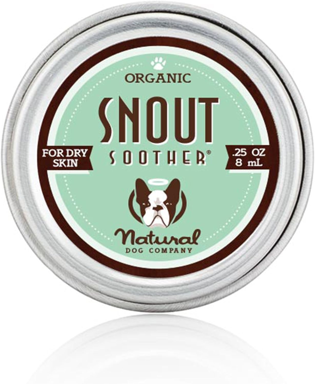 Natural Dog Company - Snout Soother | Dog Nose Balm for Chapped, Crusty and Dry Dog Noses, Organic, All Natural Ingredients Travel Size (0.25oz Travel Tin)