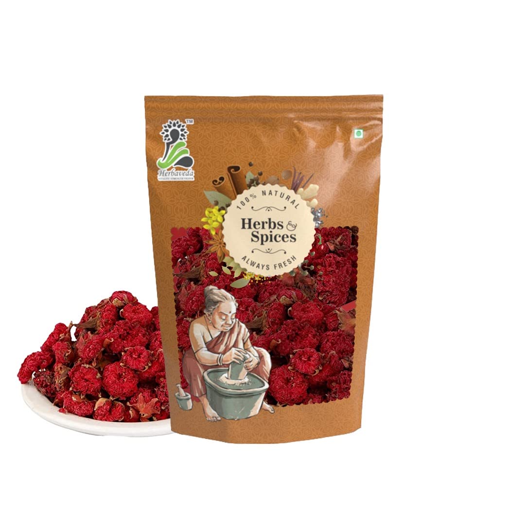 Herbveda- Gule Anar 100g | Pomegranate Flower | Anar ka Sookha Phool | For tea | Good for skin (B09Y21Q4TG) Amazon Price History, Amazon Price Tracker