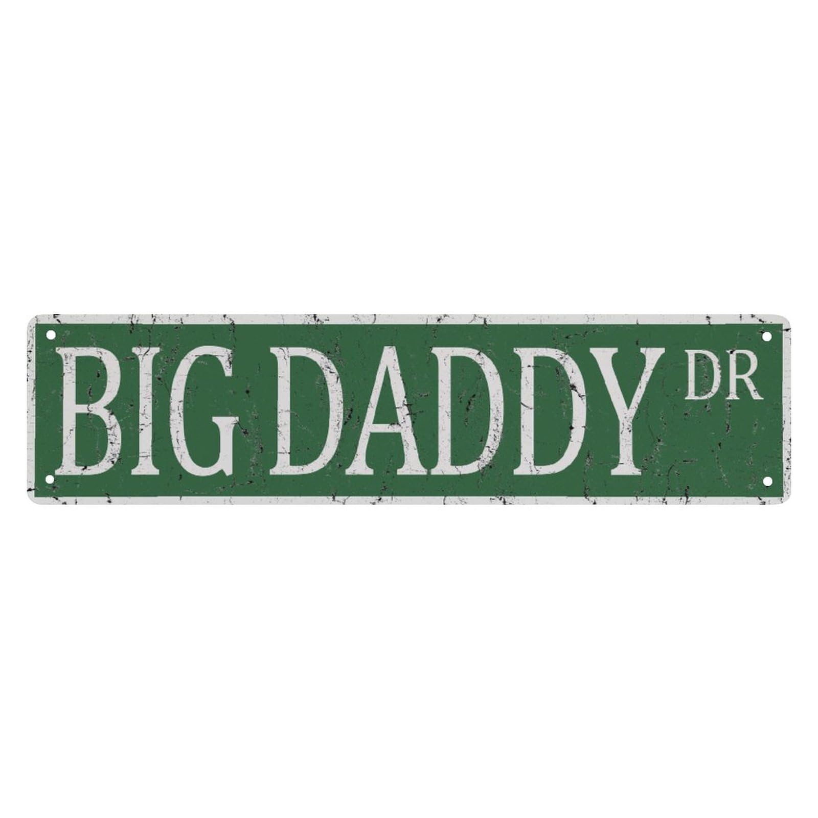 Metal Sign Big Daddy Dr Vintage Signs Retro Tin Signs Plaque Aluminum Street Sign For Bedroom Kitchen Garden Wall Pub Club Coffee Hanging Sign Decor 4X16 Inches