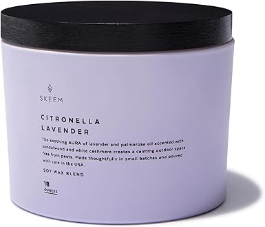 Aura Citronella Triple-Wick Candle - Thumbnail 3