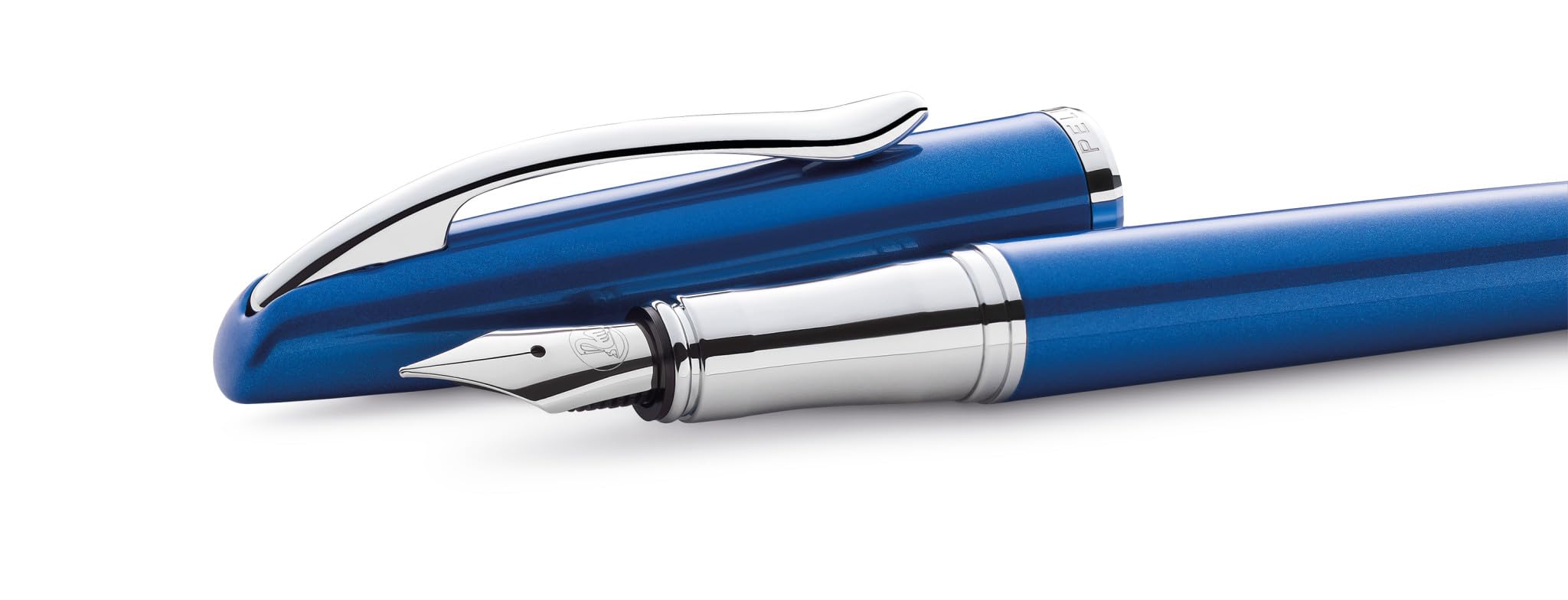 Pelikan Schreibset Jazz® Noble Elegance K/P36 Kugelschreiber und Füllhalter mit Gravur Geschenk - einzigartige Stifte mit Namen - personalisierte Geschenke (Saphir Blau)