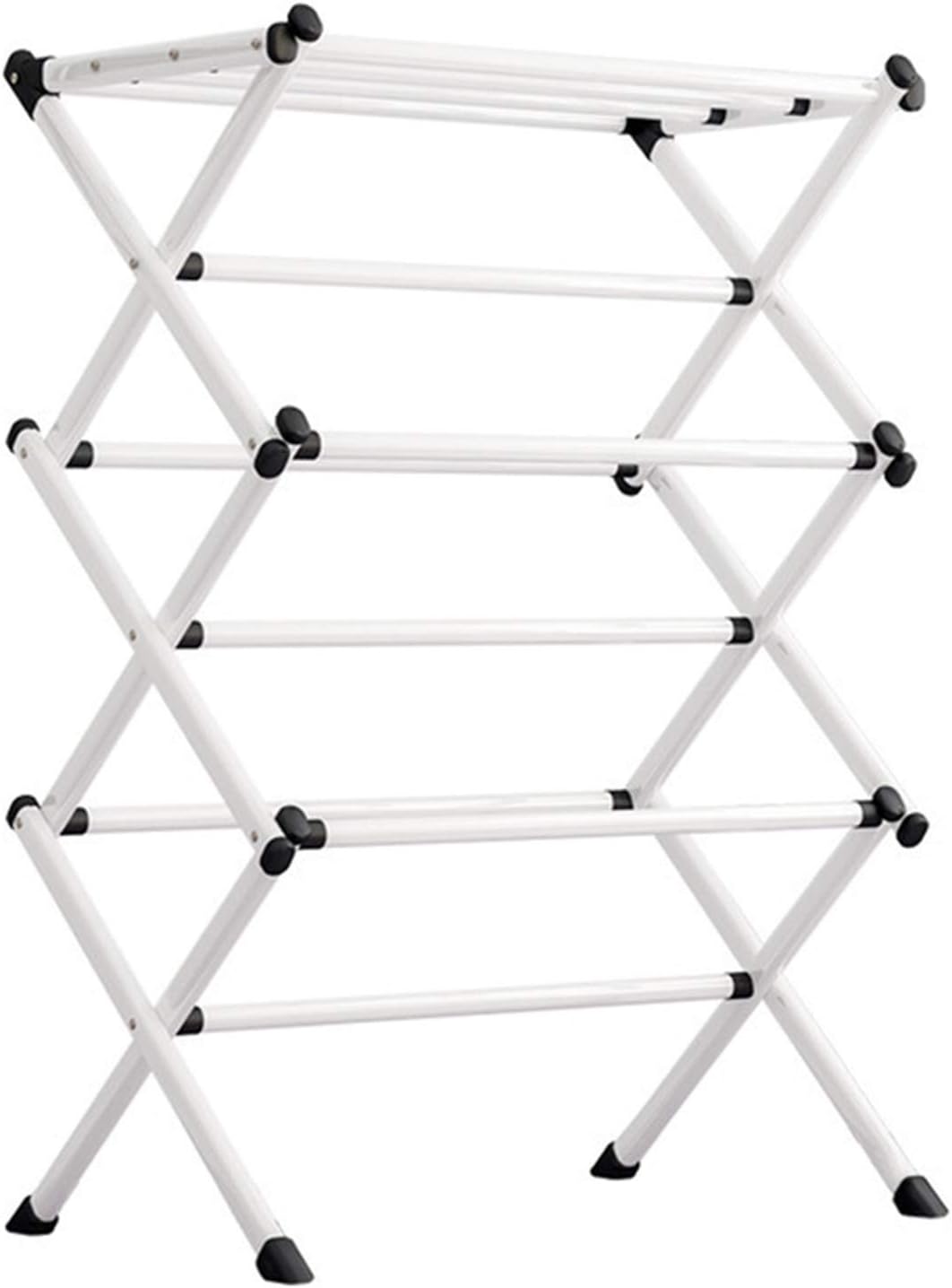 Folding Clothes Airer Drying Rack Floor Standing Foldable Hangers Towel Clothing Organizer Home Accessories Storage Solution