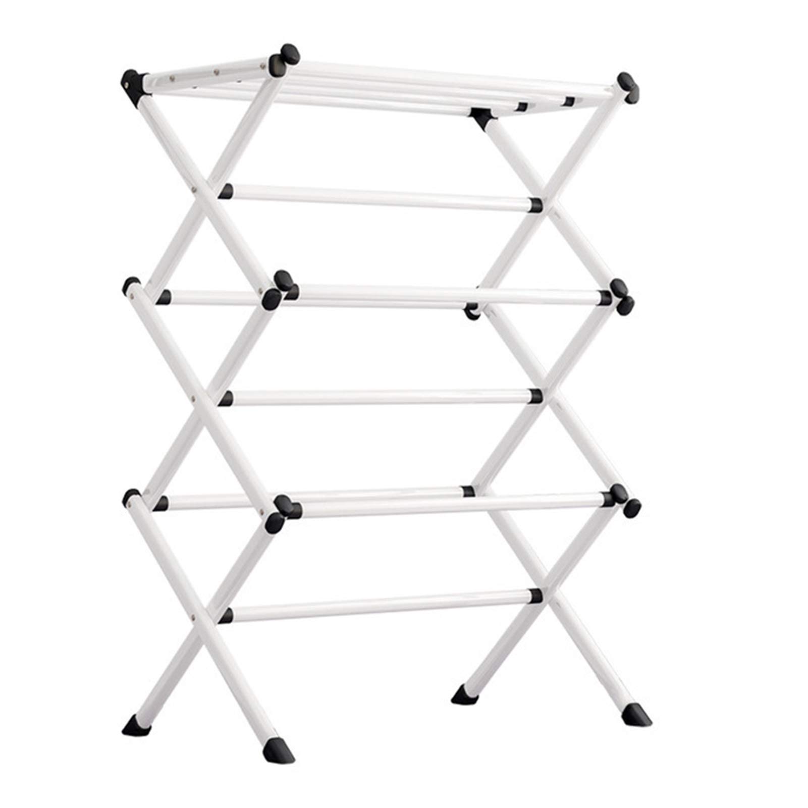 FBHFSUIEF Clothes Airer Folding Drying Rack Floor Standing Foldable Hangers