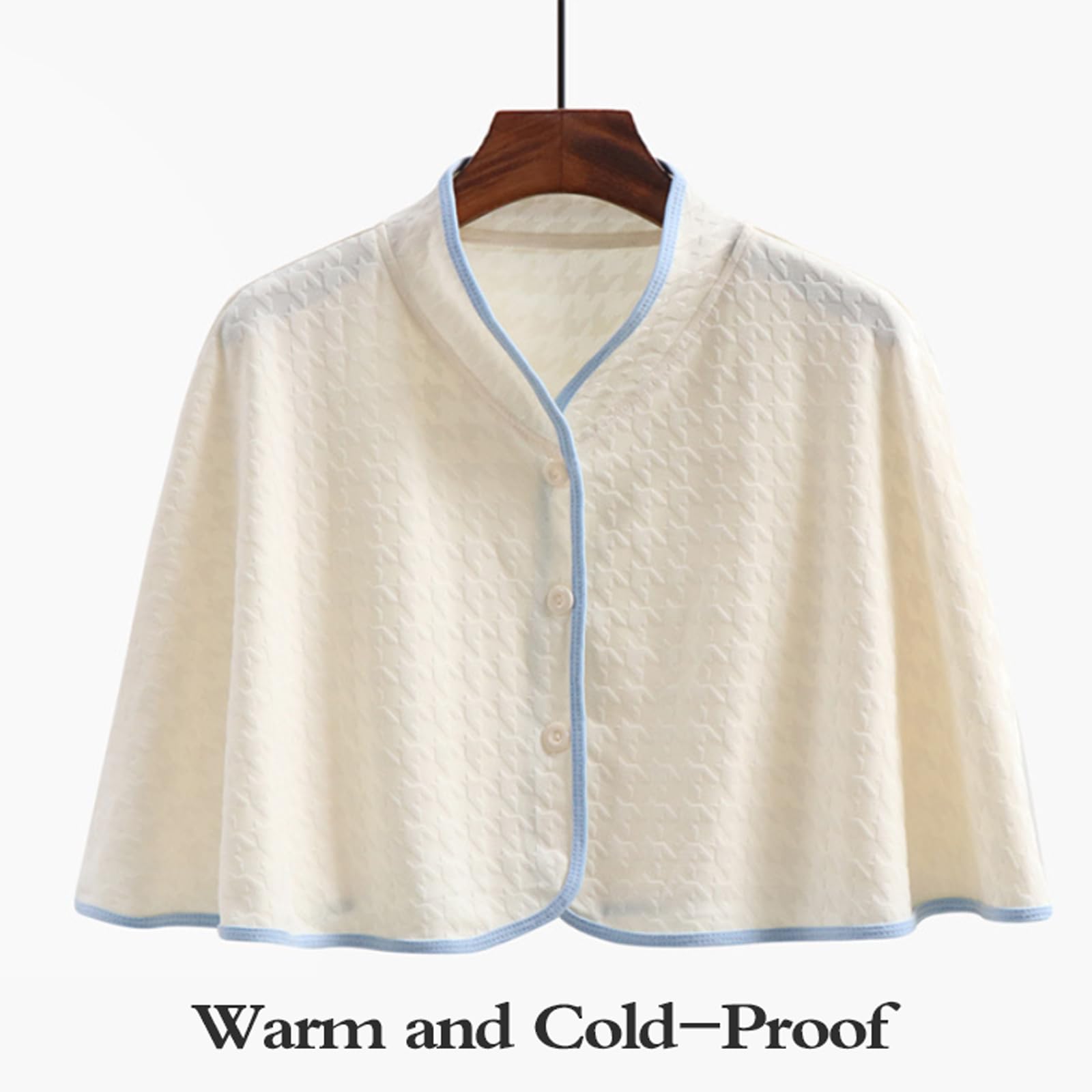 Poncho da Donna in Morbido Pile,Coprispalle Invernale for Collo Spalle Calde,Mantellos Corto Protezione Spalla,Non Scivola Facilmente,Adatto per Chi Ha Lesioni alla Spalla