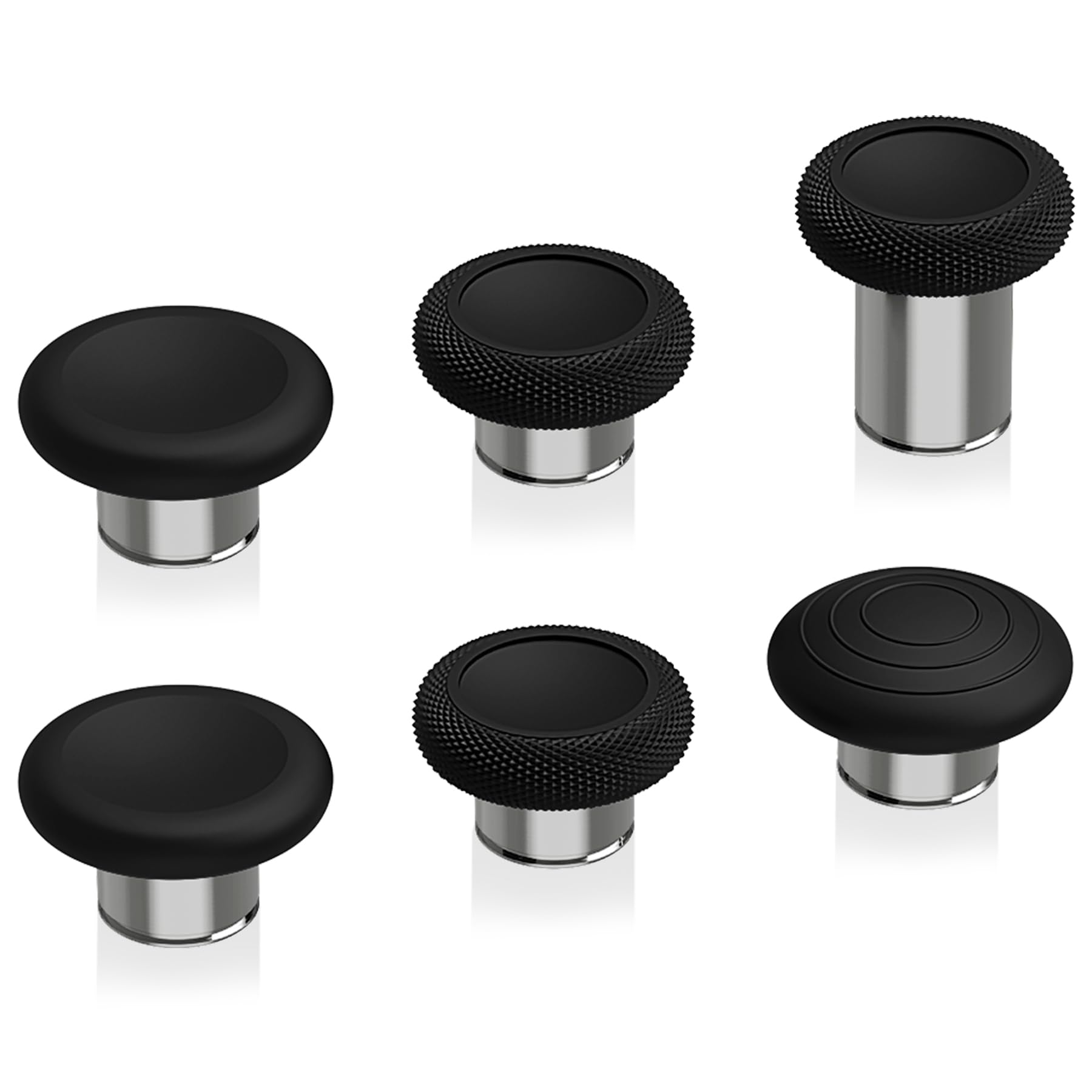 eXtremeRate 6 in 1 Metal Thumbsticks Replacement for Xbox Elite Series 2 Controller Swappable Magnetic Joysticks Accessories Parts