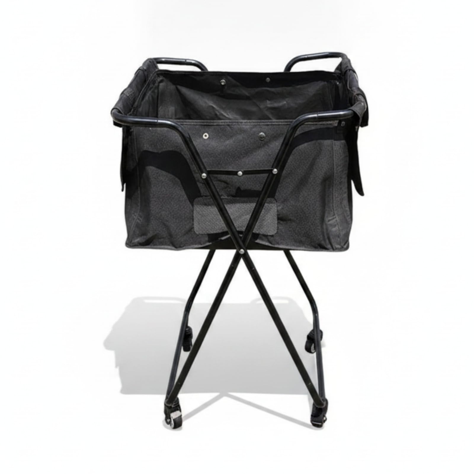 Carrello Raccolta Palle Carrello Palle Cesto tenitore Ruote Universali E Fisse Telaio Acciaio 191 Mm Rivestimento Oxford 420D Pieghevole Adatto per