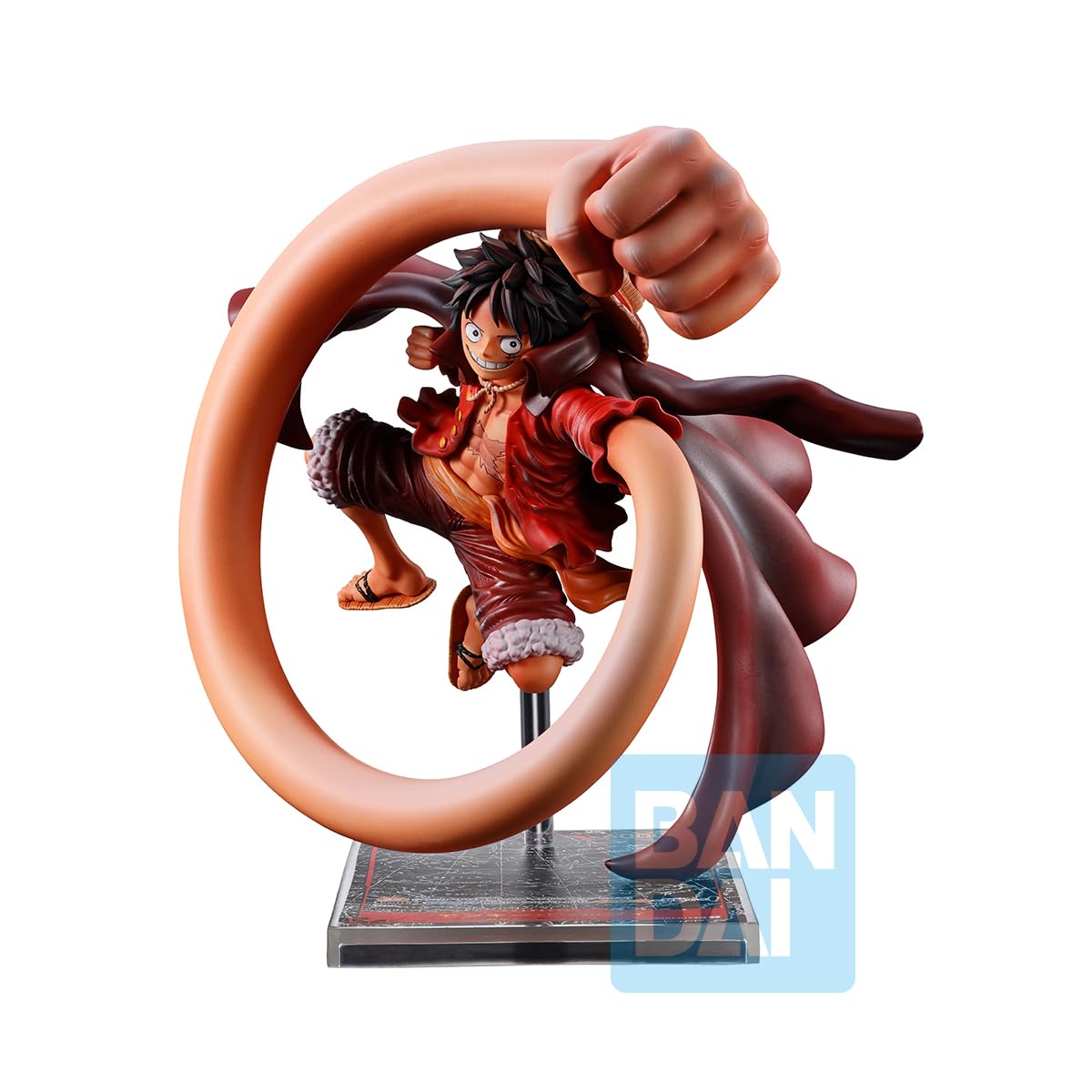 Ichibansho IS69093 Figur Monkey D. Luffy One Piece, Kartenspiel, 20 cm, Mehrfarbig, Sammlerfigur, ideal für Anime-Fans