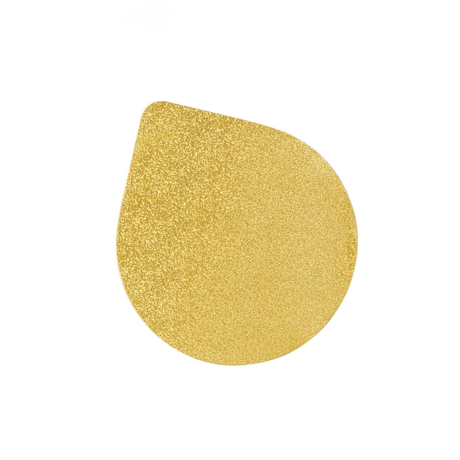 Xjdzineq Of 100 Coffee Pods Stickers Golden Aluminum Seals Foil Lid Powder Cup Sealers Suitable for Easy Application Coffee Packaging Seals