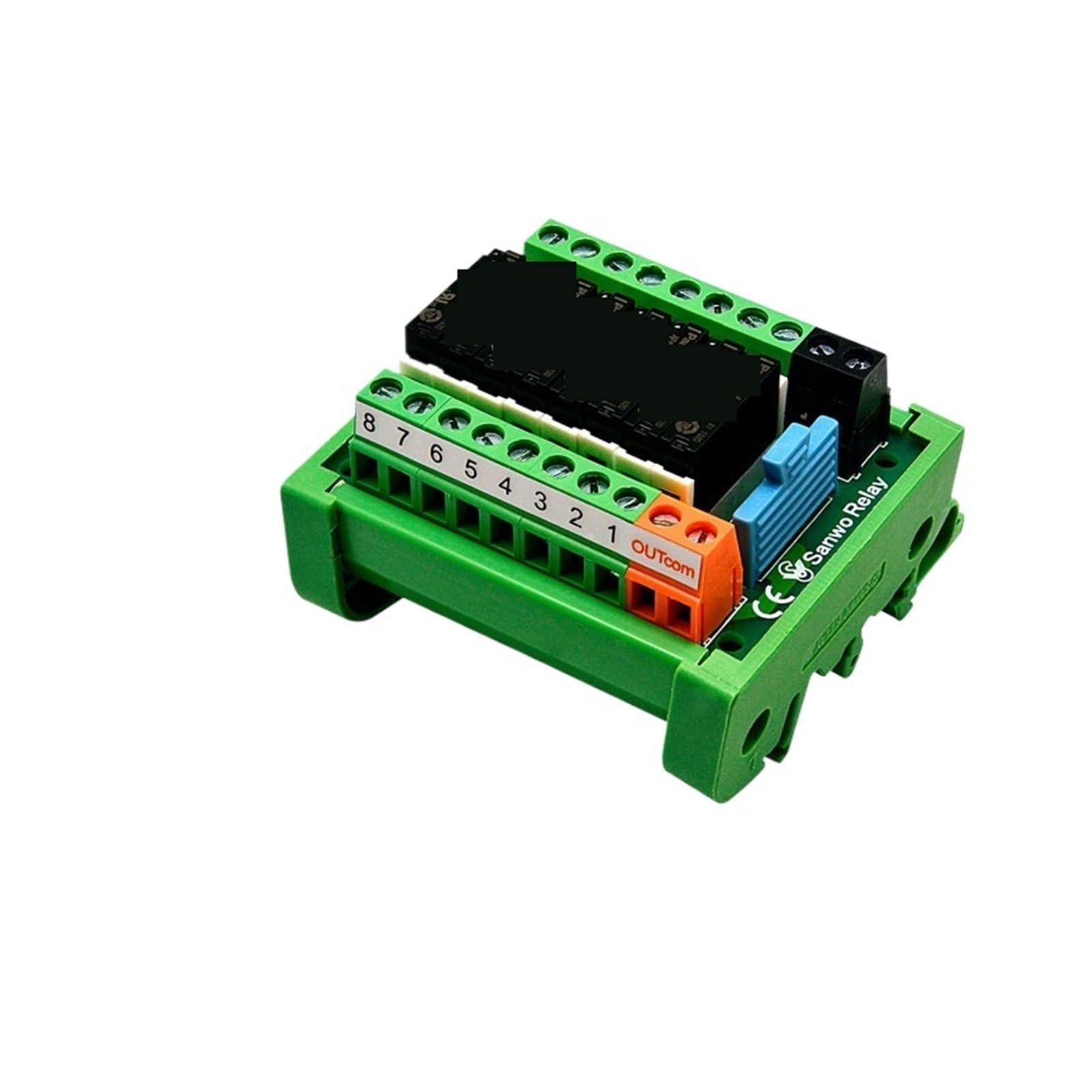 Módulo De Relé TKP1A-C 8 Canales DC5V/12V/24V(8-waypnp dc24v)