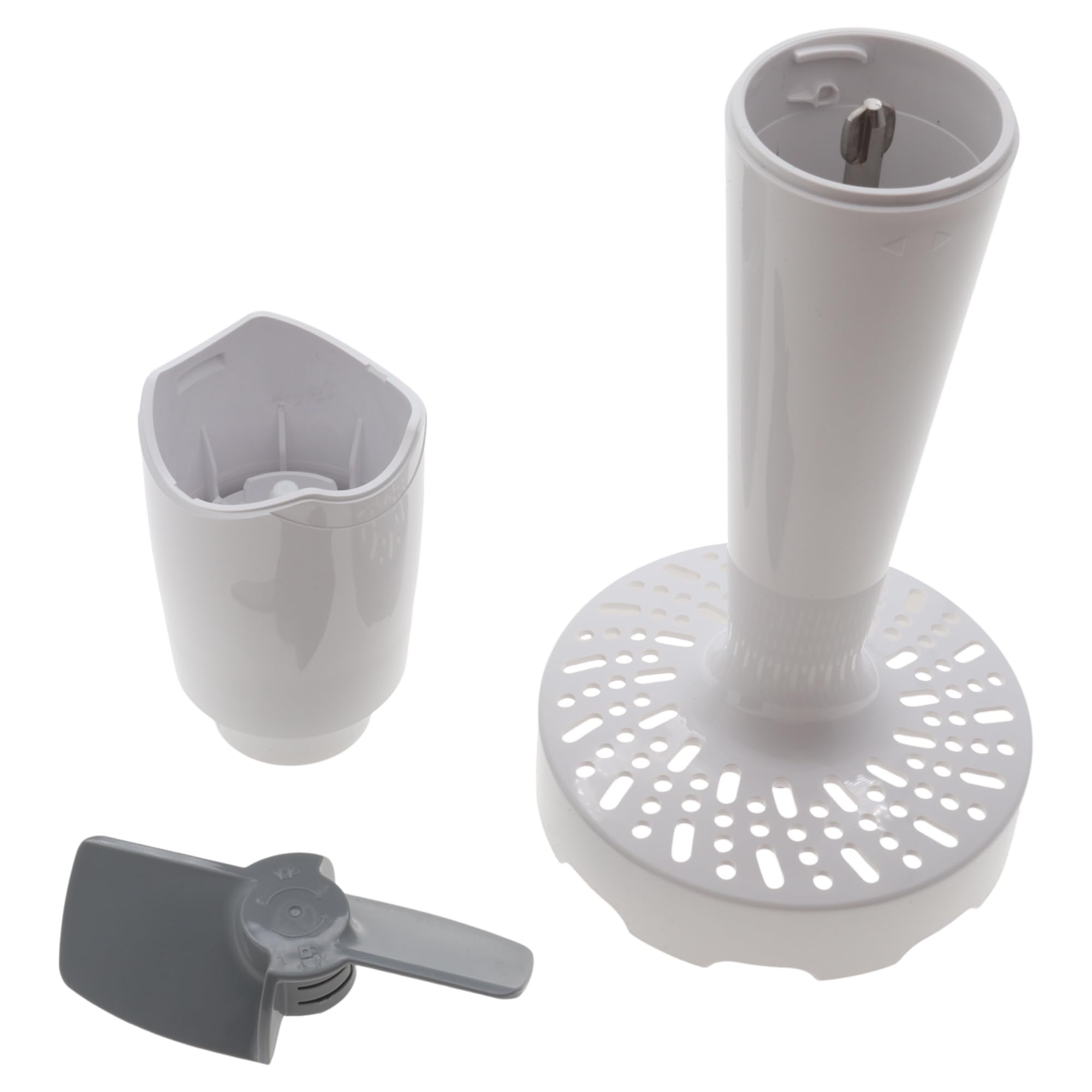 Braun MQ50 Accessorio Schiacciapatate per Minipimer MQ3, MQ700, MQ5 con Sistema EasyClick, Senza BPA, Senza Filo, Bianco