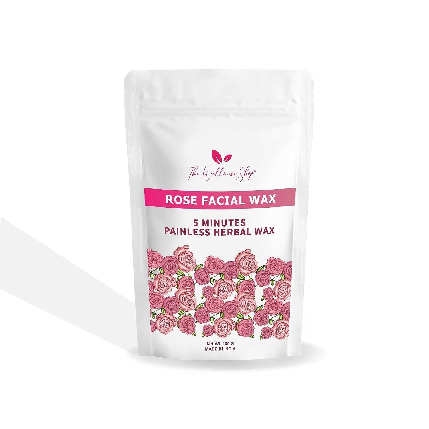 The Wellness Shop Rose Facial Wax Powder - 5 Minute Painless Herbal Wax Powder,Natural Face Hair Removal Waxing Powder, No Chemicals - No Irritation, No Skin Rashes All Type Of Skin Women (100G) (B0CFHFBBD8) Amazon Price History, Amazon Price Tracker