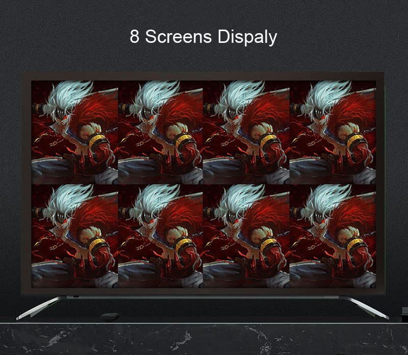 Image of MICROWARE HDMI 16x1 Quad Multi-viewer Switcher 1080P Seamless Switch Multiviewer Picture Screen Divider Video Converter PC to TV