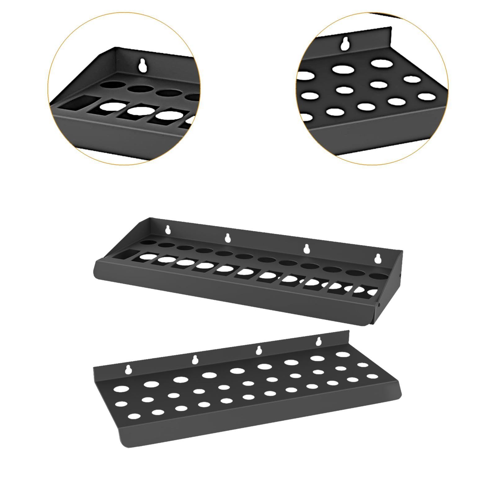 Oshhni Organizador de Destornilladores y alicates de Metal, 2 Unidades, portátil, de Pared, con Tornillos, para Herramientas de jardín.