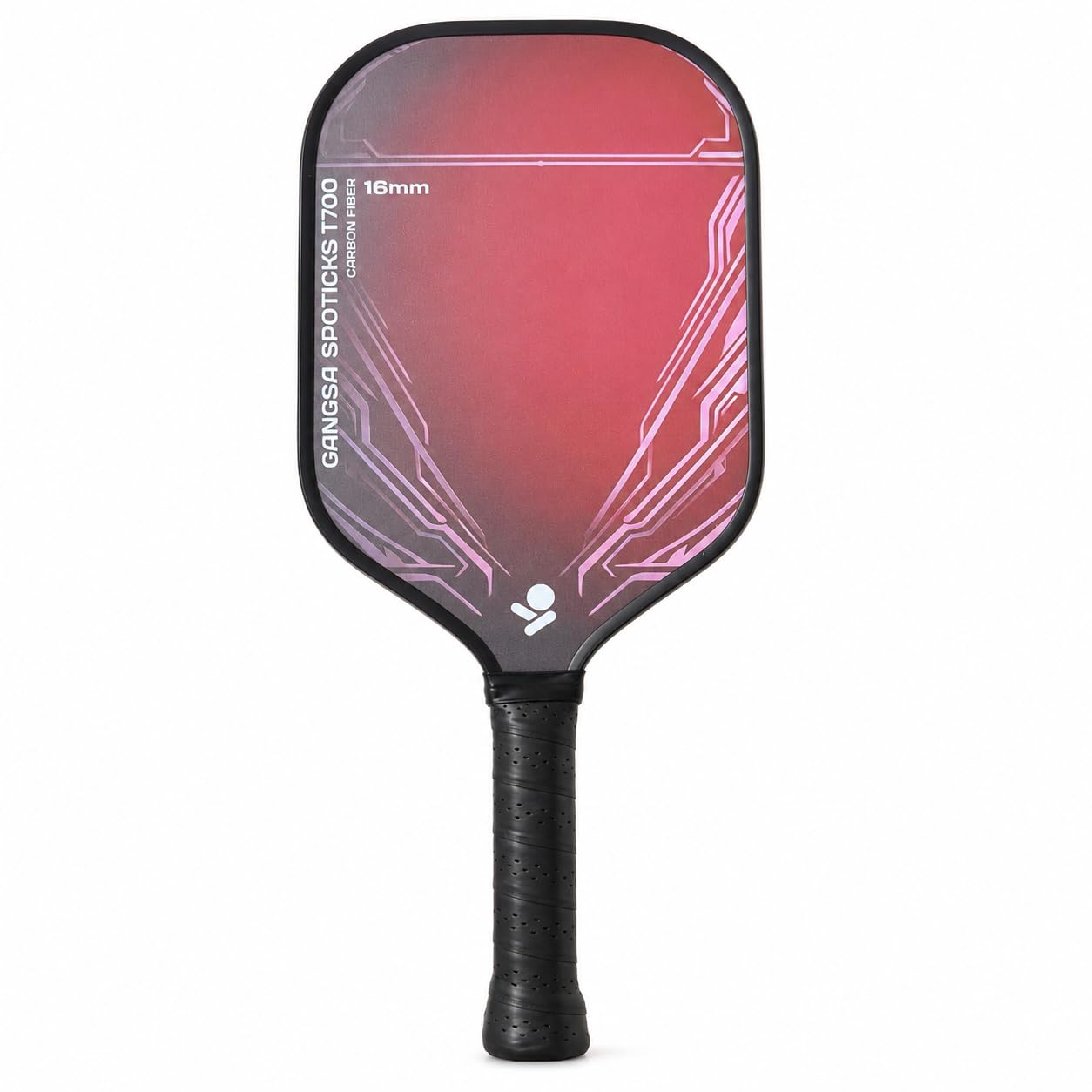 SPOTICKS T700 Carbon Fibre Pickleball Paddle | 16mm Honeycomb Core | 227g Lightweight Pickleball Racket | Ergonomic Anti-Slip Handle - Own Your spot with SPOTICKS (Maroon Aim)-picture-17