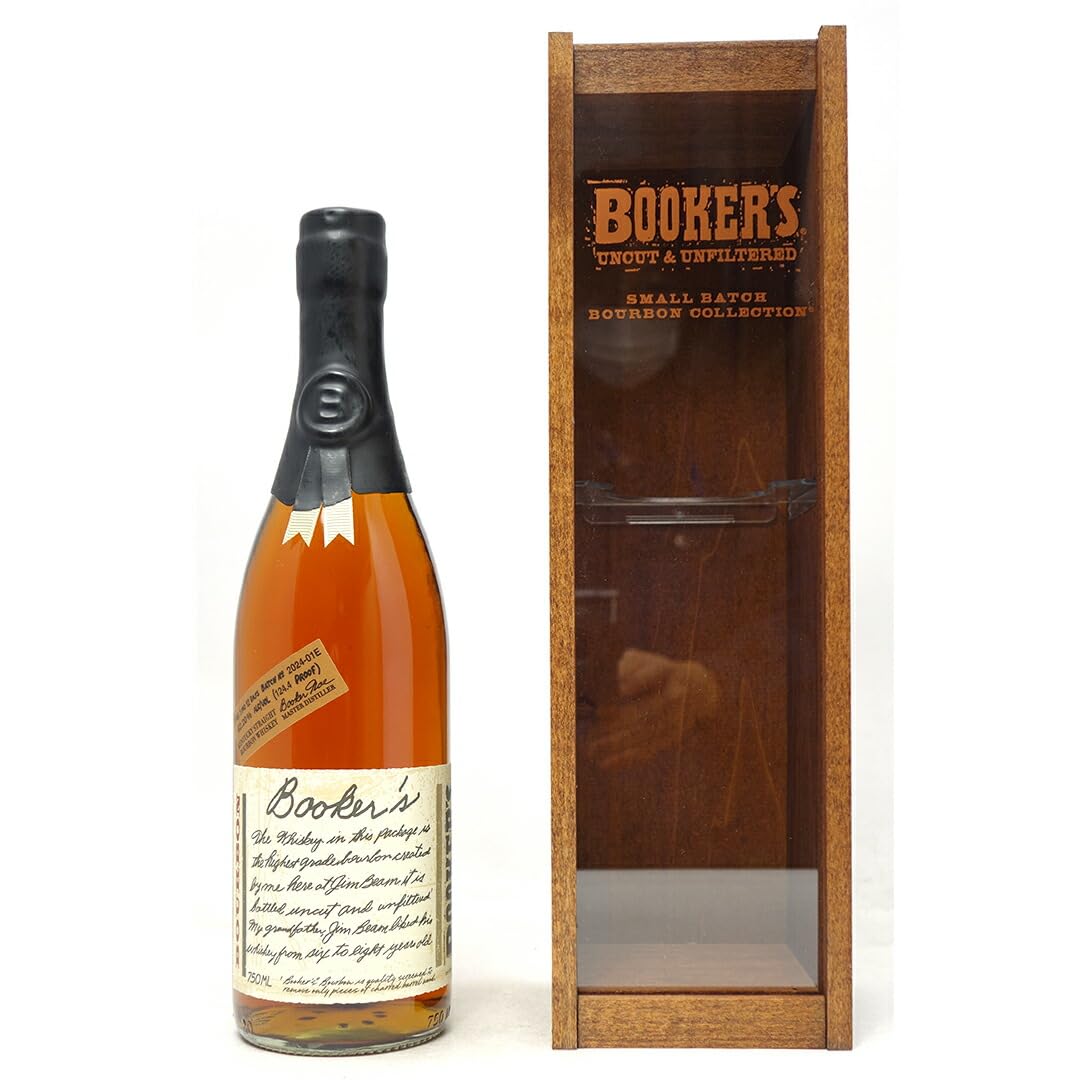 Amazon.co.jp: ブッカーズ 2024 木箱付 62度 750ml ベーカーズ 正規品