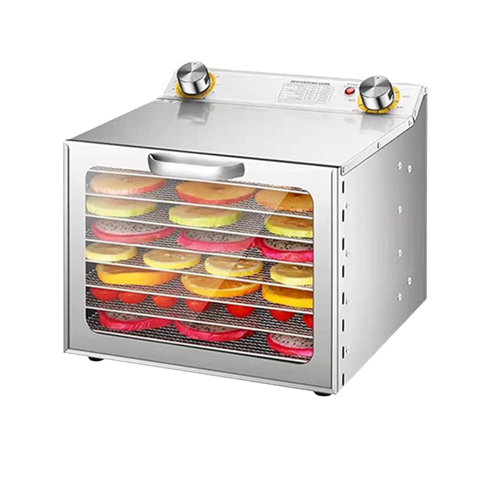 Freeze Dryer Machine, 400W, 6/8/12 Layers, Timing 0-12H, Temperature 35-90℃, 6 Inch Fan Blade, 360° Fan for Drying Fruits, Vegetables, Meat, Seafood