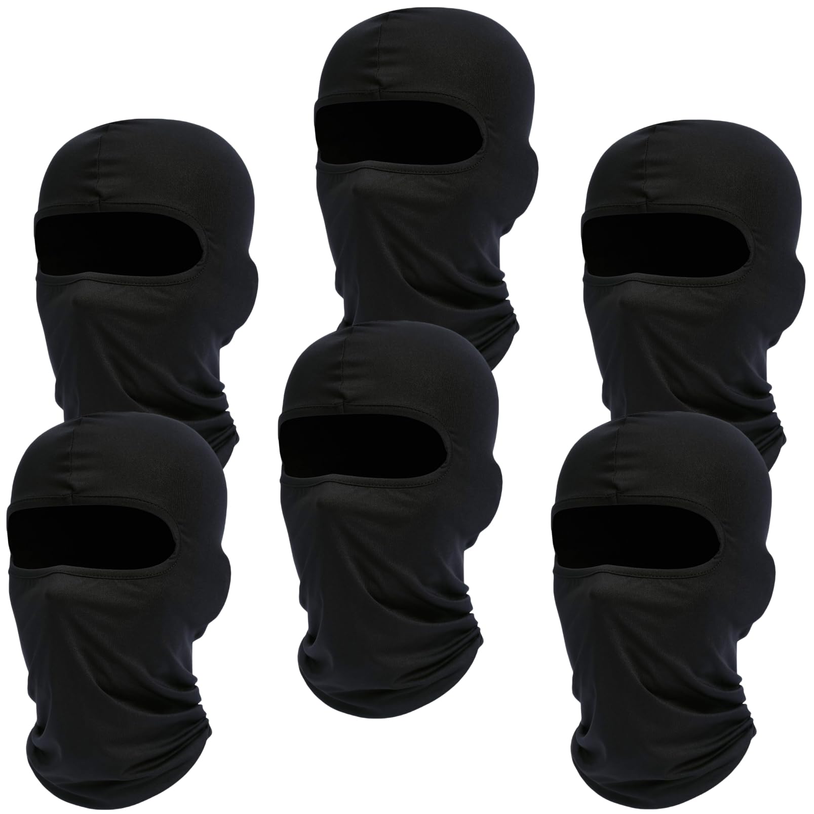 6 Pack Ski Mask - Versatile Balaclava Full Face Covering for Men Women Sun and Winter Protection