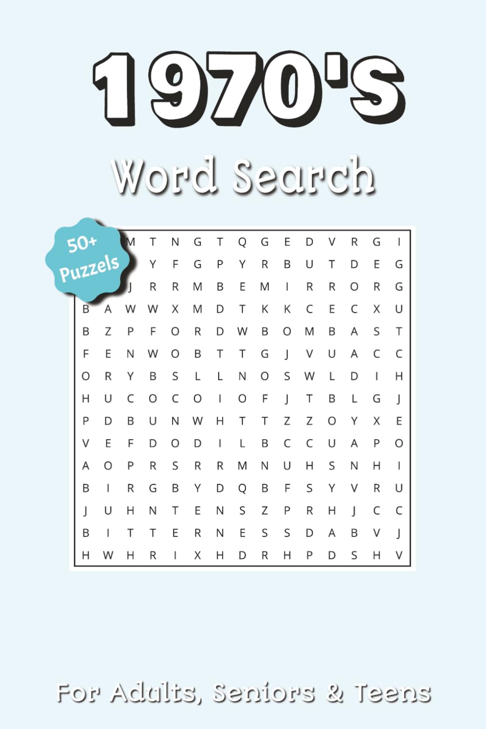 1970's Word Search Puzzle Book: 1970s Nostalgia Word Search: 50+ Themed Puzzles | Compact 6x9 Gift Book