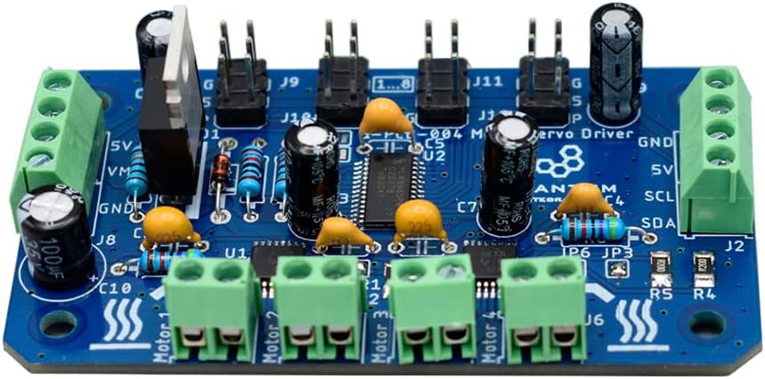 Quantum Motor and Servo Driver Board DIY Kit, Video Tutorial and Online Documentation Included, Works with The Quantum Q-Client Builder Base