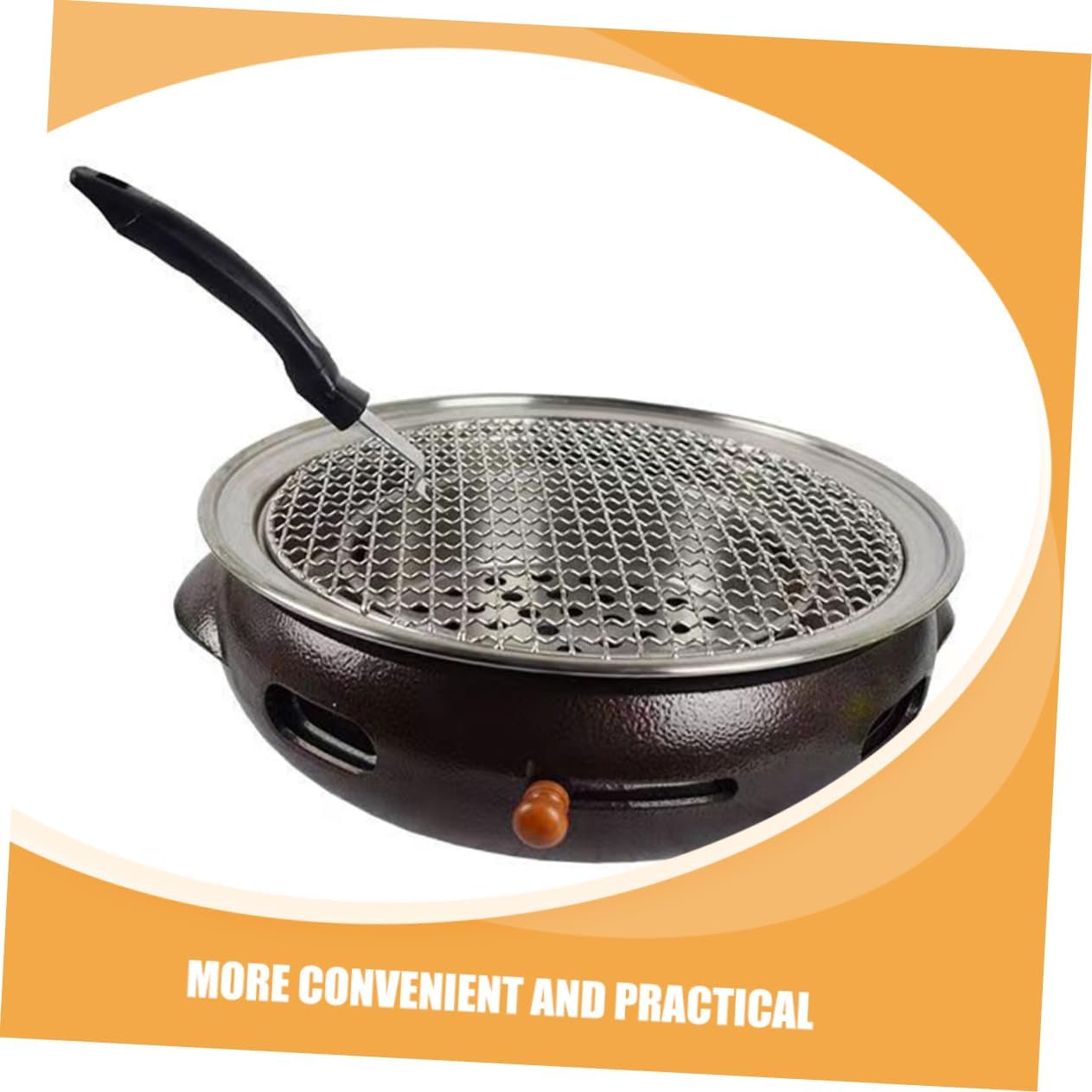 Stainless Steel BBQ Grate Lifter Tool with 22cm Handle 4pcs