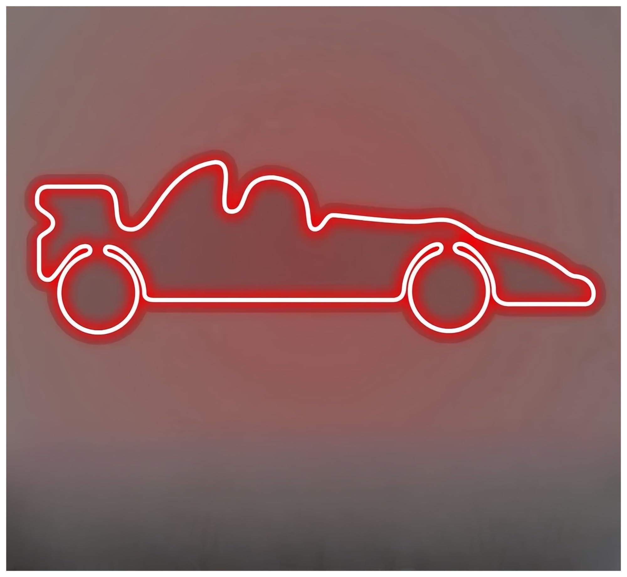SHOUXI Sign Lamp Racing Motorsport Neon Sign, Sports Room Decor 43cm(B)