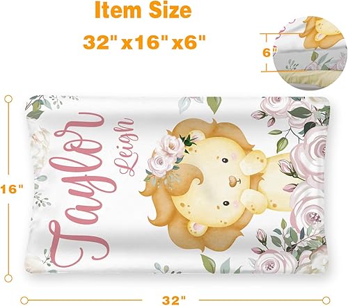 Miniatura 6 de Juego de 4 sábanas de moisés personalizadas para bebé, elásticas y ultra suaves, con nombre personalizado, ajuste universal para colchón de moisés