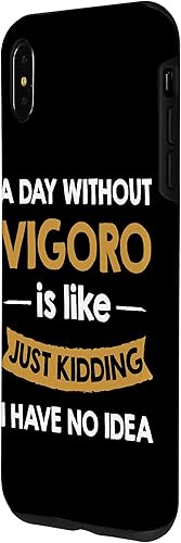 Miniatura 2 de iPhone XS Max A Day Without Vigoro es como una funda de jugador bromeando