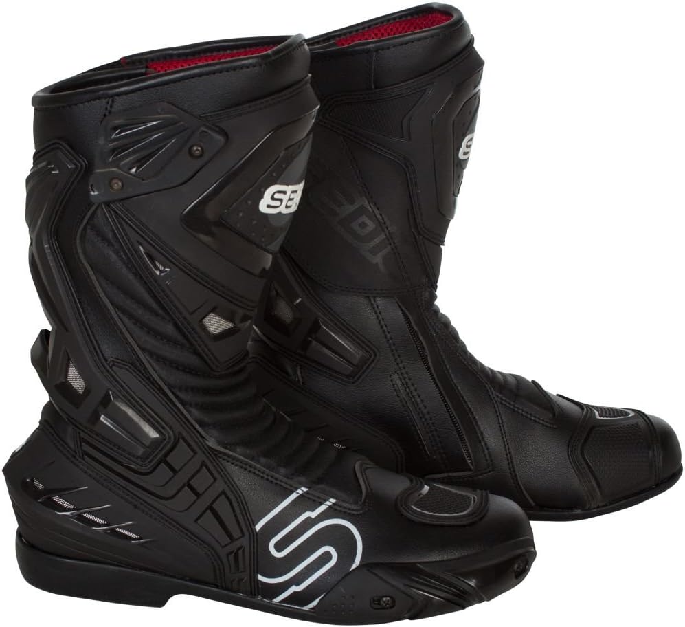 SEDICI Ultimo Motorcycle Boots - 10, Black