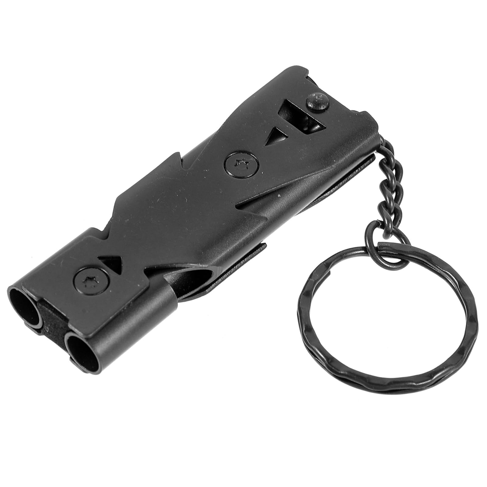 LOGOFUN Dog Training Whistle Bird Training Stainless Steel Whistle Pet Training Tools Metal Emergency Whistle for Bird Pigeon Parrot Supplies - Dark