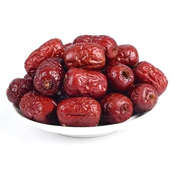 Jujube Date 240g/8.47oz Pitted Dates Bulk, seedless red dates - sweet and crispy, seedless, suitable for brewing tea,Soup, Baking, Oatmeal or as a snack, seedless design, natural sweetness, convenient to consume, healthy snack
