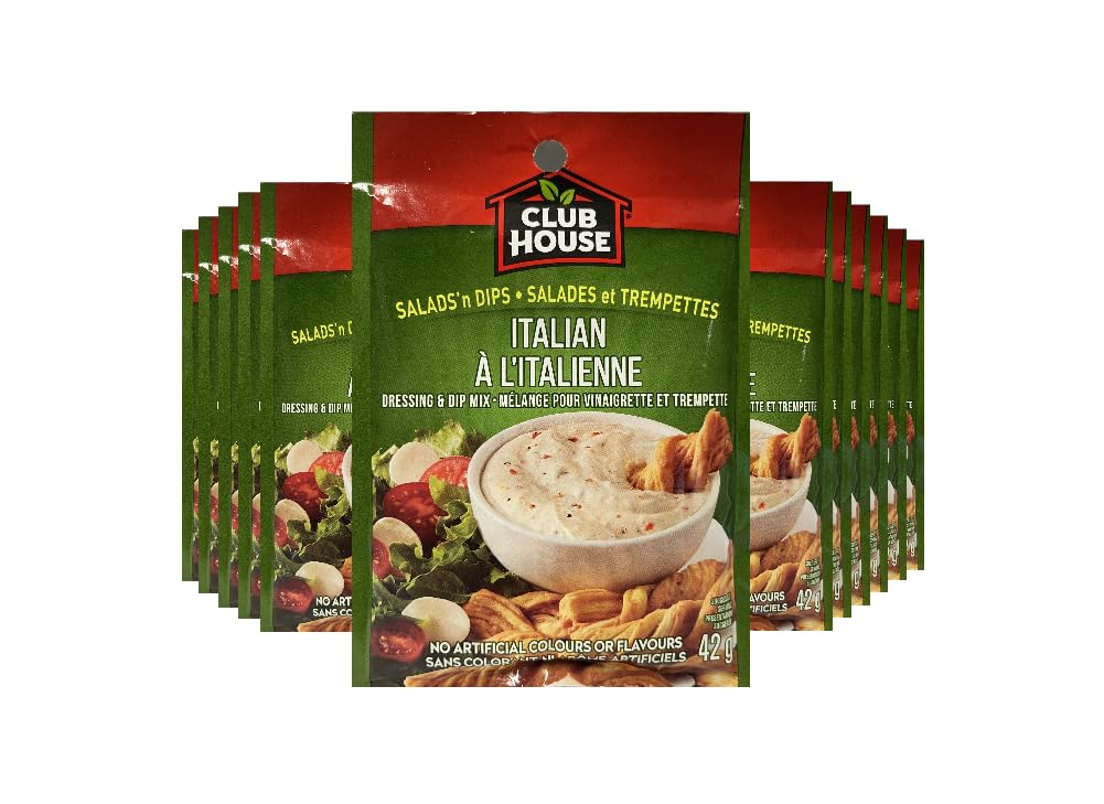 club house italian salad dressing mix Club House, Pasta Salad Dressing Mix, 28g/1 oz., {Imported from Canada}