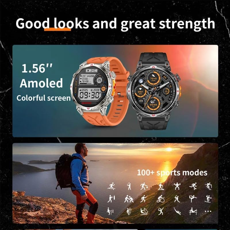 JINSHANGZI KC93 Smart Watch with AMOLED screen and sports modes