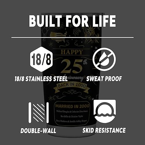 Miniatura 6 de Regalos de boda de feliz 30 aniversario para hombres y mujeres, vaso de 30 años, regalos de boda de 30 años para pareja, esposa, esposo, en 1994,