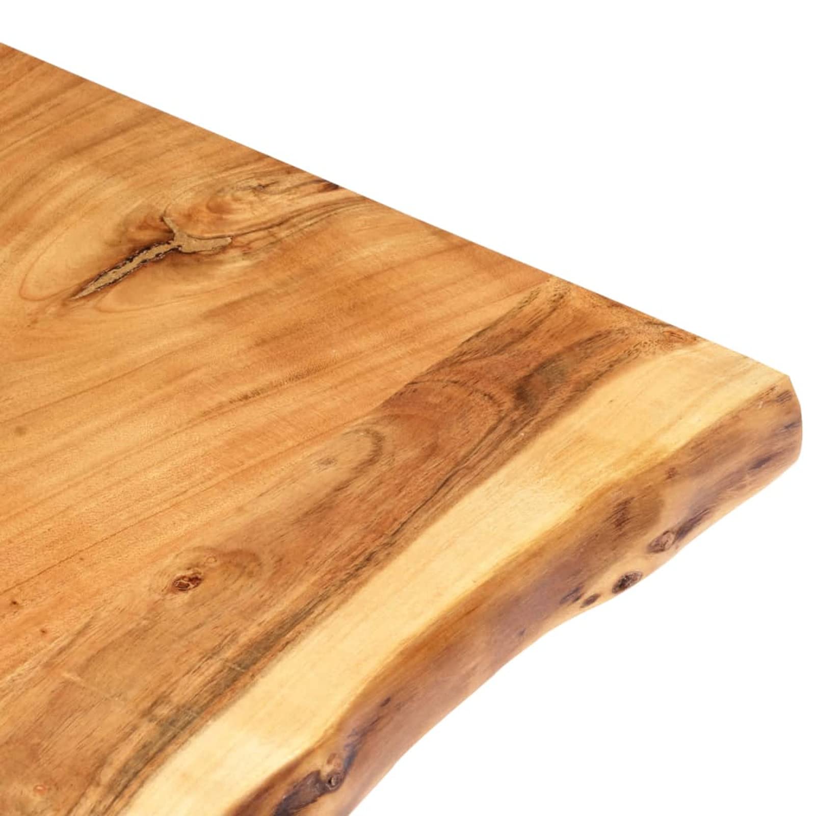 Gecheer Plateau de lavabo de salle de bain - Plaque en bois pour lavabo de salle de bain - Bois massif d'acacia - 100 x 52 x 2,5 cm