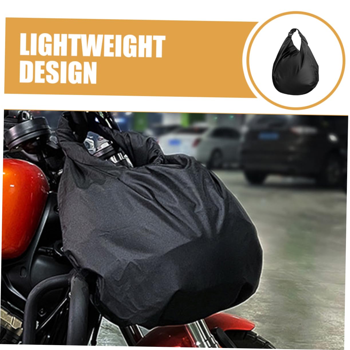 CHILDWEET Borsa per Casco Oxford, Portacasco Portatile Nero, Apertura Facile, per Riporre Casco da Bicicletta da Equitazione