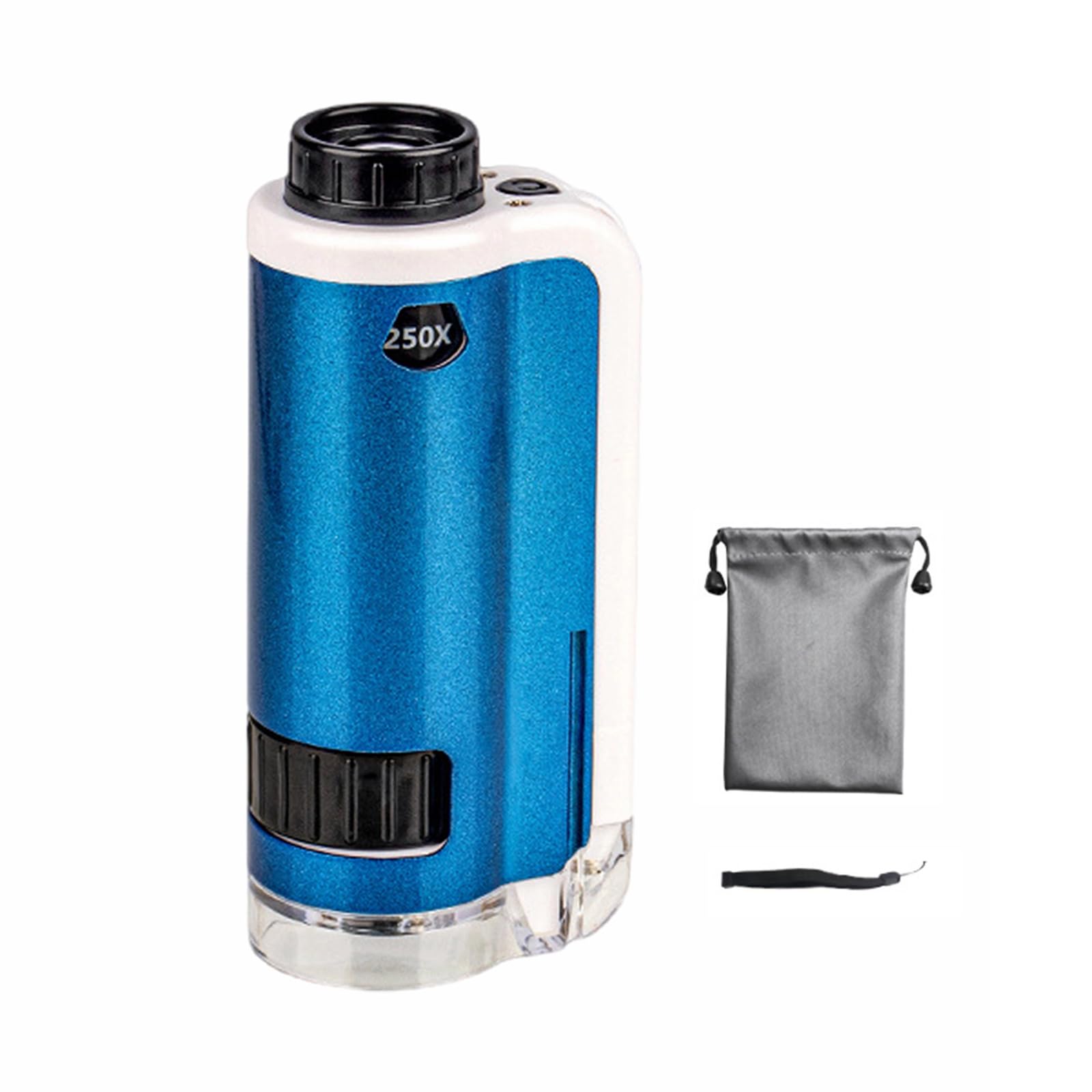 Educational Handheld Microscope for Featuring 100x-250x Magnification Alloy Science Tool Tool
