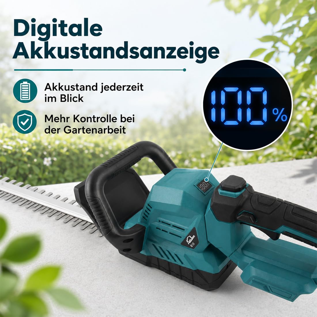 Akumulatorowe nożyce do żywopłotu, kompatybilne z Makita 18 V