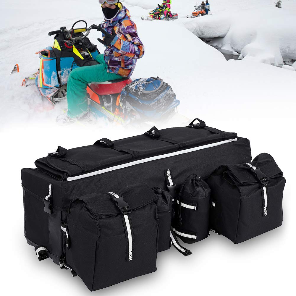 Bolsa de Sillín ATV, Material Colorfast Resistente al Desgaste para Almacenamiento en Portaequipajes de Automóvil