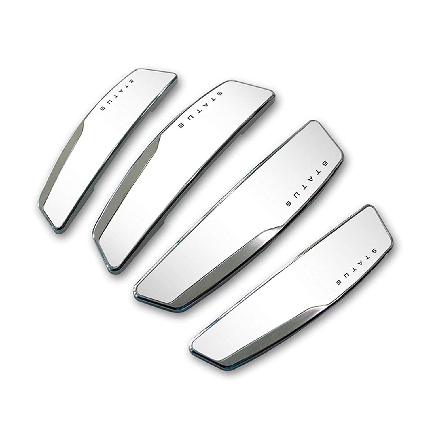 Auto Oprema® Status White Car Door Edge Guard Bumper Protector (Set of 4) Compatible for Maruti Suzuki New Swift.
