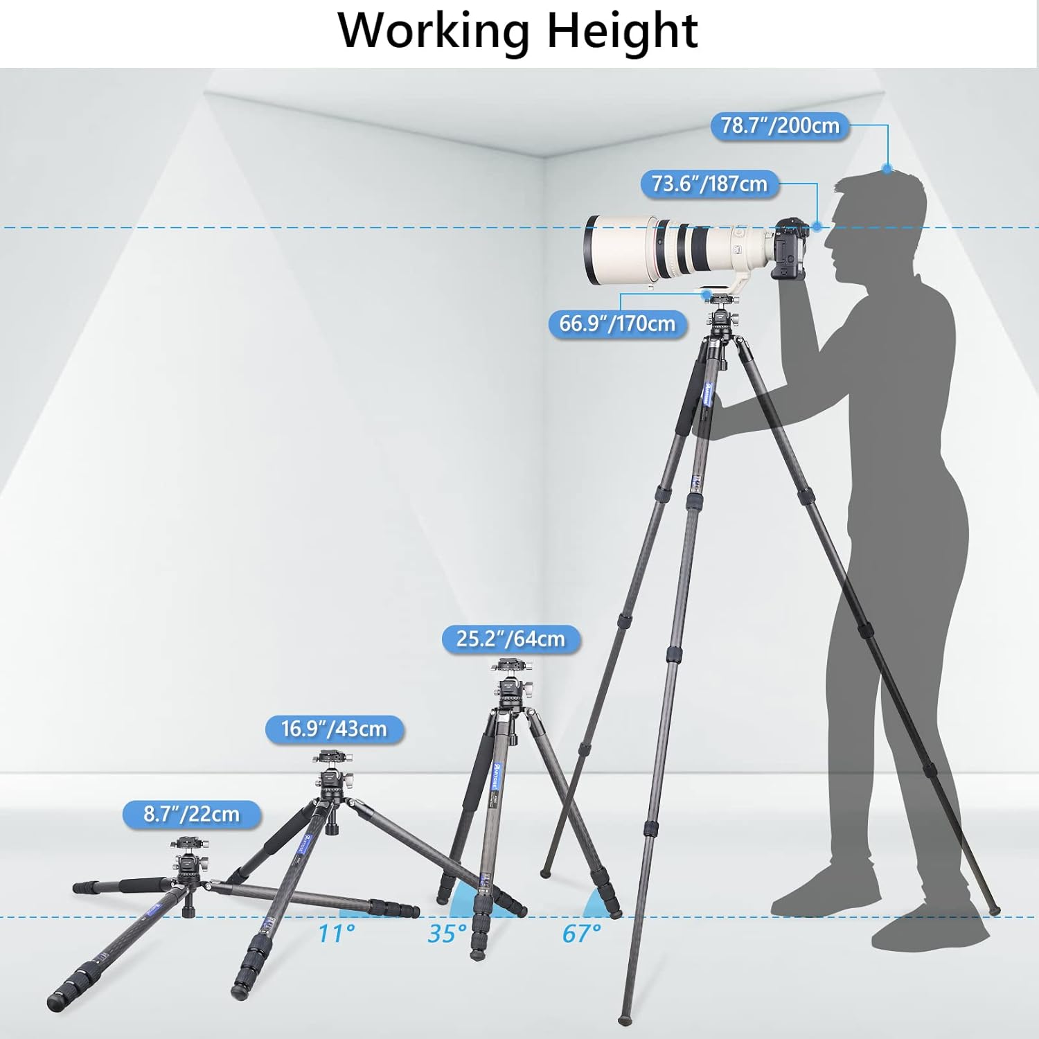 Exclusive Discount 🔥 2021 New ARTCISE Carbon Fiber Tripod for Camera, 32.5mm Leg Heavy Duty Tripod with 65mm Bowl Adapter, Panoramic Ball Head Max Load 44 lbs for Canon Sony DSLR Camera Camcorder Flash Deals - 80% OFF 2021 New ARTCISE Carbon Fiber Tripod for Camera, 32.5mm Leg Heavy Duty Tripod with 65mm Bowl Adapter, Panoramic Ball Head Max Load 44 lbs for Canon Sony DSLR Camera Camcorder