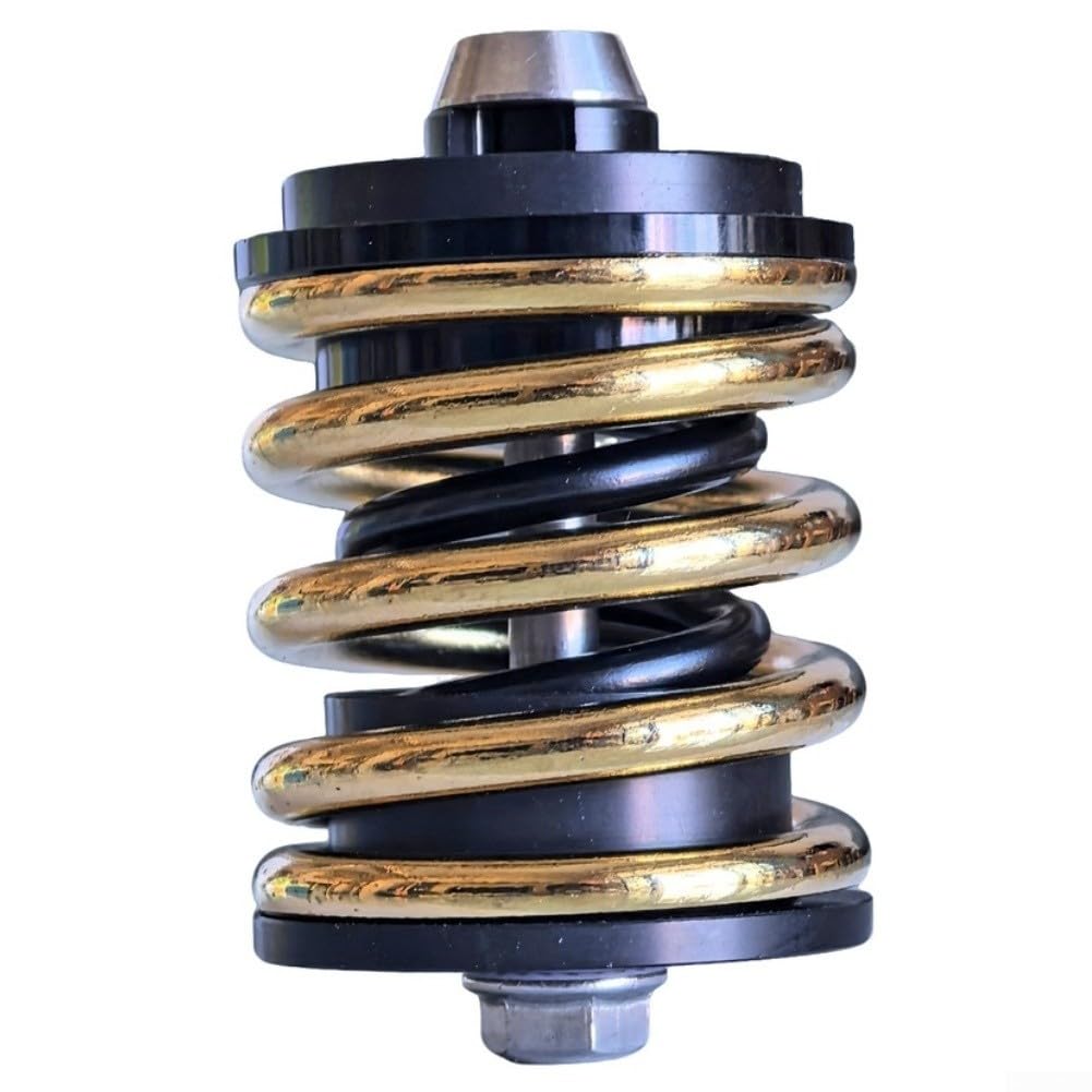 Rear Suspension Block Shock Absorber for Brompton A Line & C Line Folding Bike, Alloy Spring Steel(Golden)