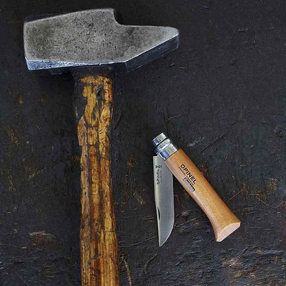 Opinel Taille 3 Lame Carbone Couteau Opinel Taille 3 - Lame Carbone 5cm  Manche Hêtre Célèbre Couteau Français Couteau Poche Lame Carbone 5cm, image size:1000x1000