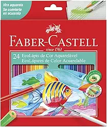 Lápis Aquarelável EcoLápis, Faber-Castell, 120224G, Grafite