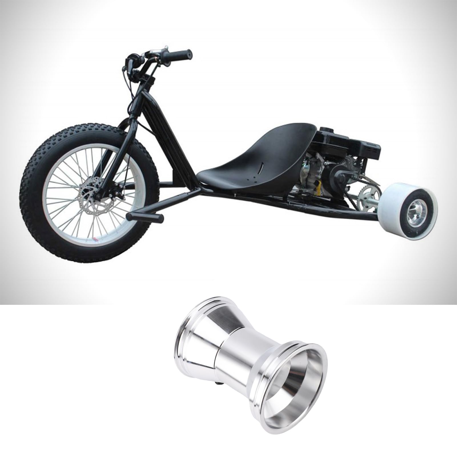 Yosoo Health Gear 5-calowy Metalowy Stopowy Piasta Tylnego Koła do
