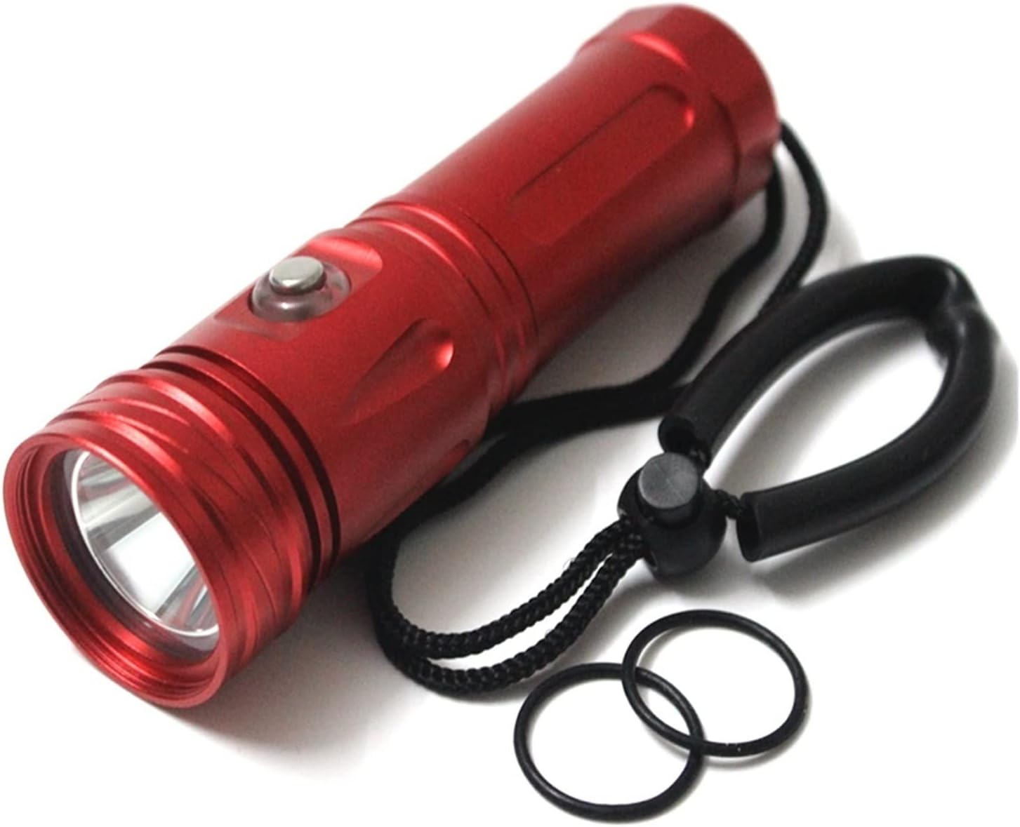 Underwater Lights Diving Flashlight XM-L2 Dive 100M Underwater Searchlight Torch LED Dive Lantern Lamp Use 18650/26650 Battery for Outdoor Exploration Under Water Sports (B Yellow Light)