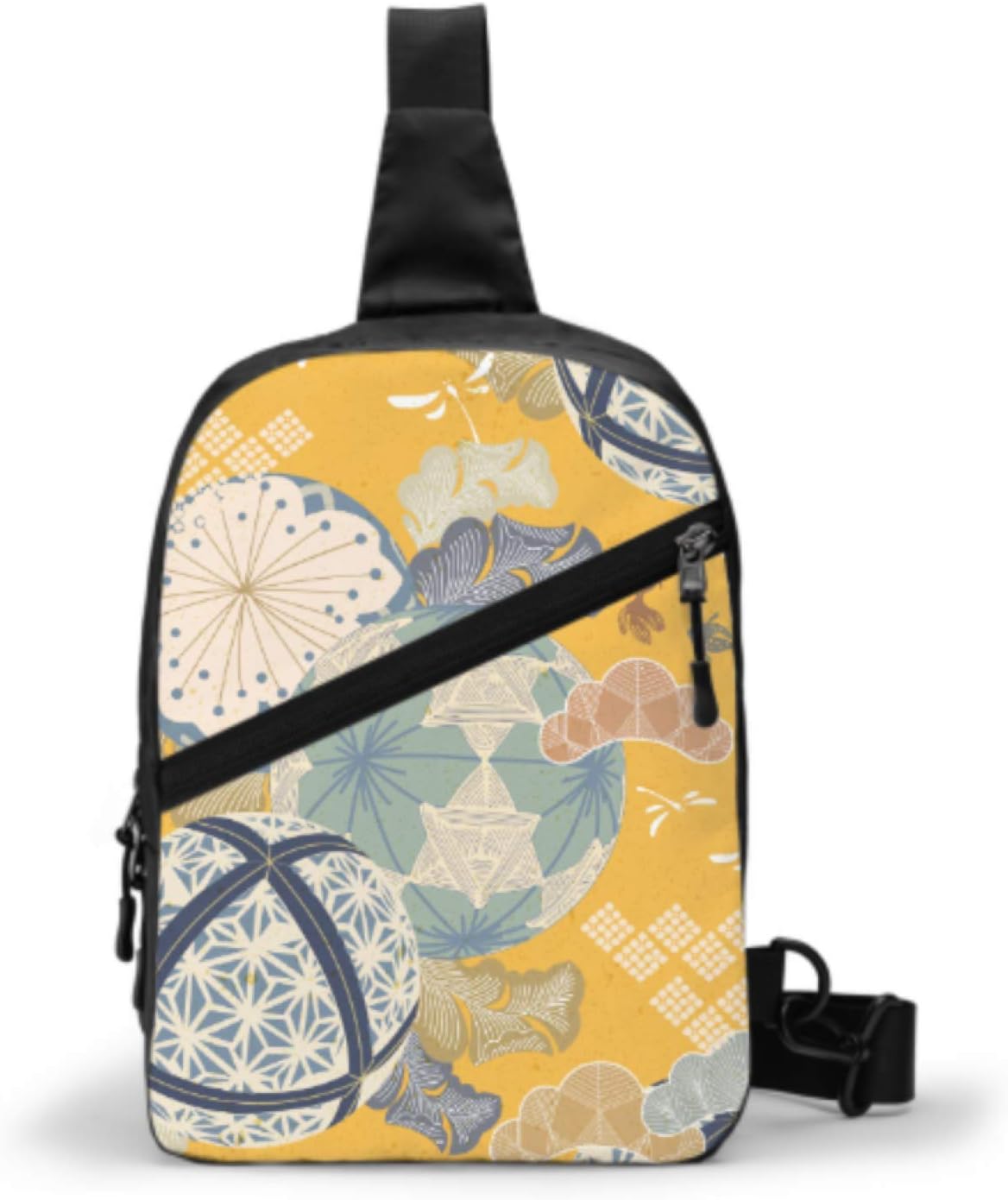 folded and hung backpack