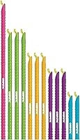 GripStic Bag Clips 12-Pack: Color-Coded Reusable Airtight Seals for Chips, Snacks, Cereal - Keep Pantry Organized & Food Fresh