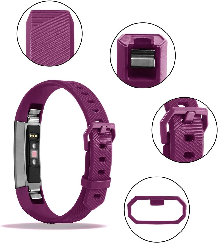 ZEROFIRE Bands Compatible with Fitbit Alta HR and Fitbit Alta, Replacement Sport Wristbands with Secure Metal Buckle for Fitbit Alta/Fitbit Alta HR/Fitbit Ace, Small Large