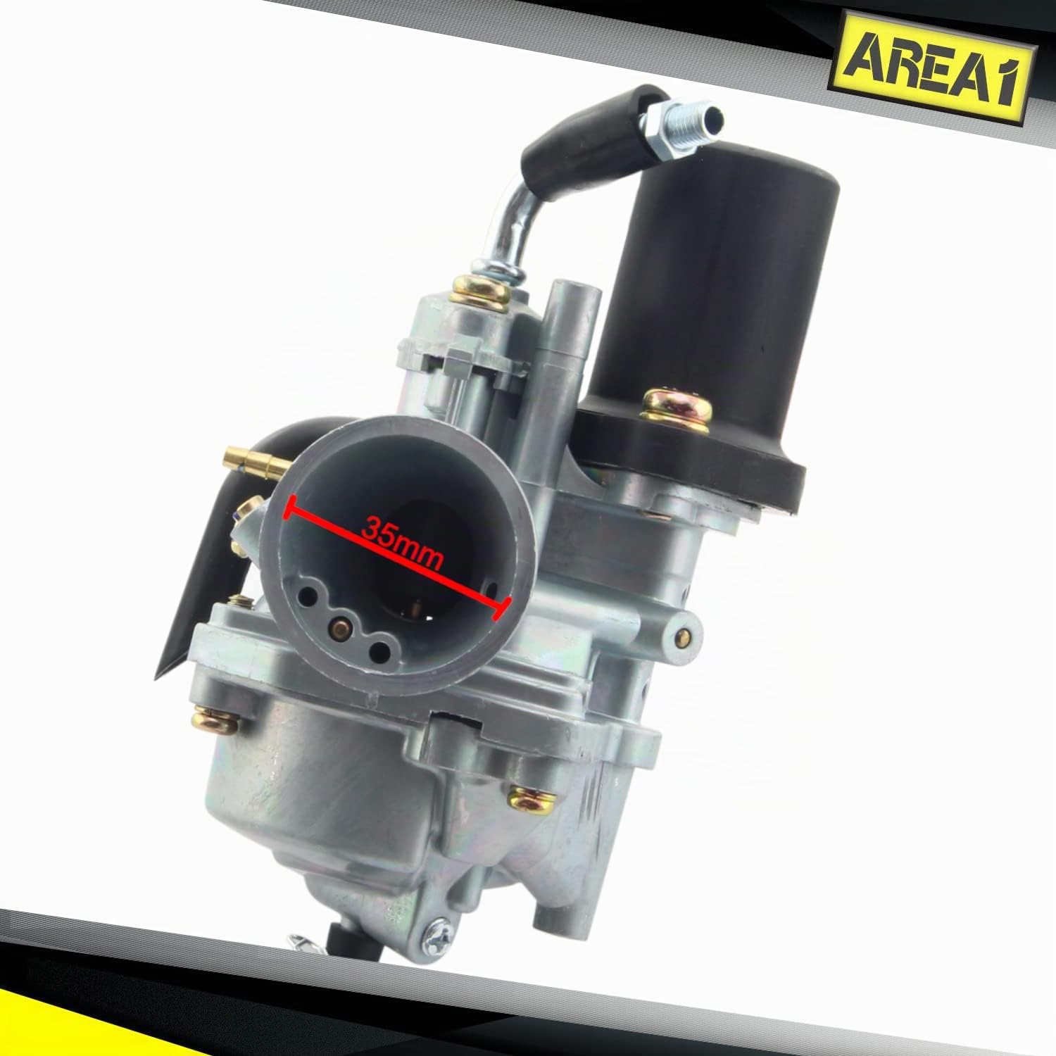 Area1 Carburatore di ricambio 12 mm 50 ccm 2T Minaralli China compatibile con Aerox Jog Neos Explorer Race GT50 AGM Luxxon Rivero Mawi Tauris